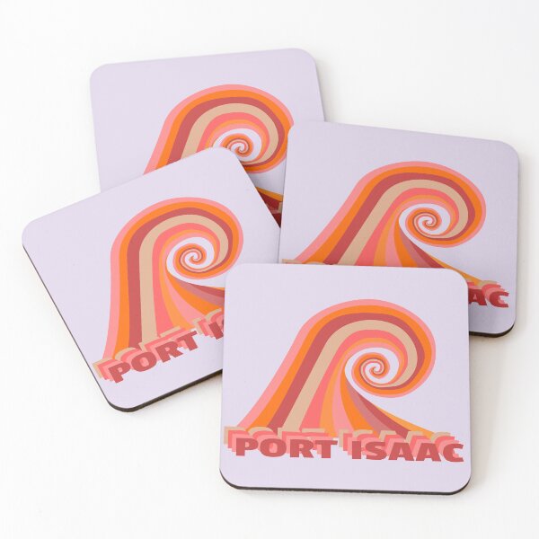Item preview, Port Isaac Retro Surf Wave designed and sold by cashewdays.