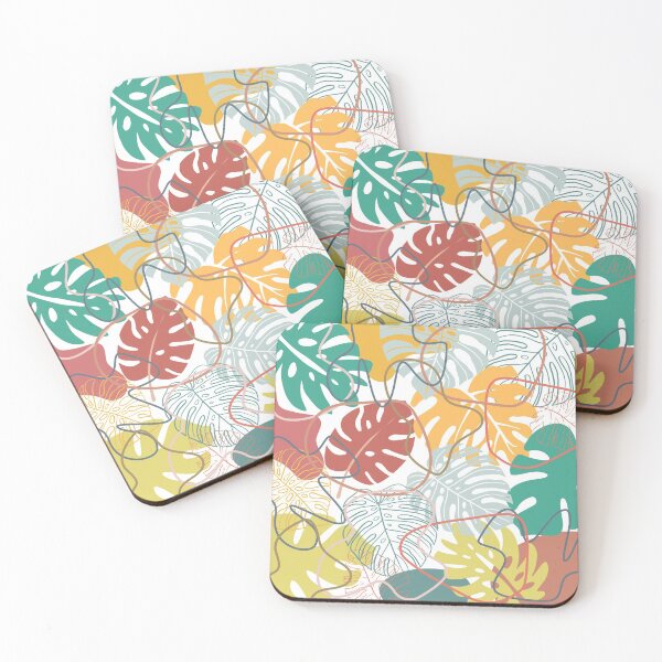 Item preview, Abstract Leaves Warm Tone designed and sold by aniicreates.