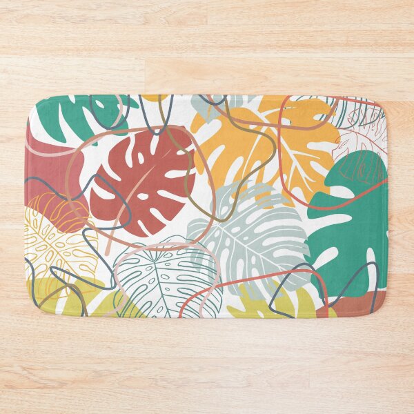 Item preview, Abstract Leaves Warm Tone designed and sold by aniicreates.