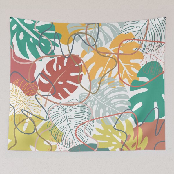 Item preview, Abstract Leaves Warm Tone designed and sold by aniicreates.
