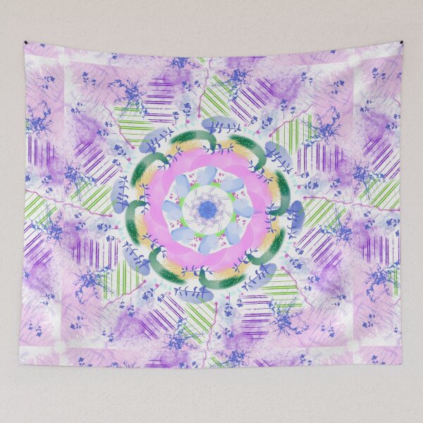 Item preview, Pastel Pink and Purple Floral Explosion designed and sold by NC NatureVisions.