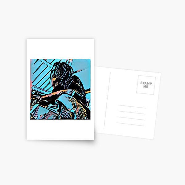 The Pondering Man Postcard