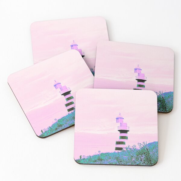 Item preview, Lighthouse in a Field Vaporwave Glitch Art designed and sold by glitchhub.