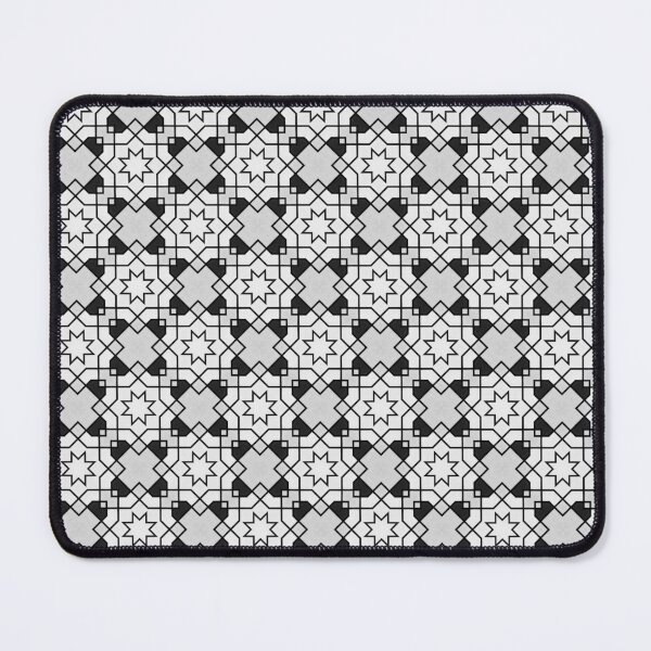 Item preview, Black White Gray Geometric Mosaic designed and sold by Gsallicat.