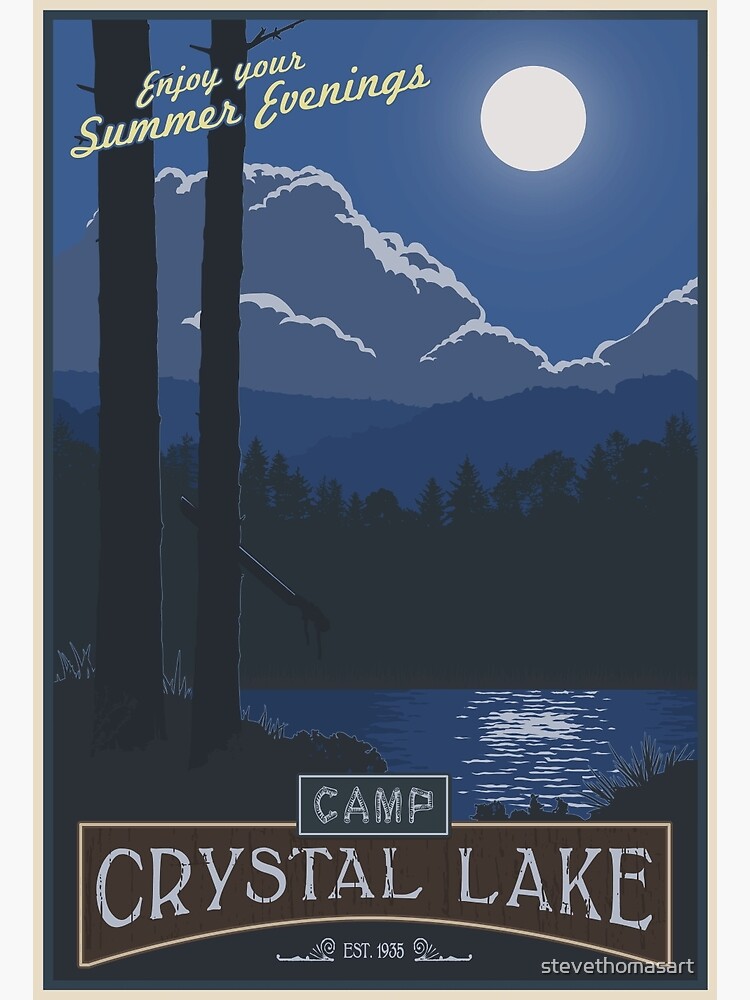 "Best summer camp ever" Poster by stevethomasart Redbubble