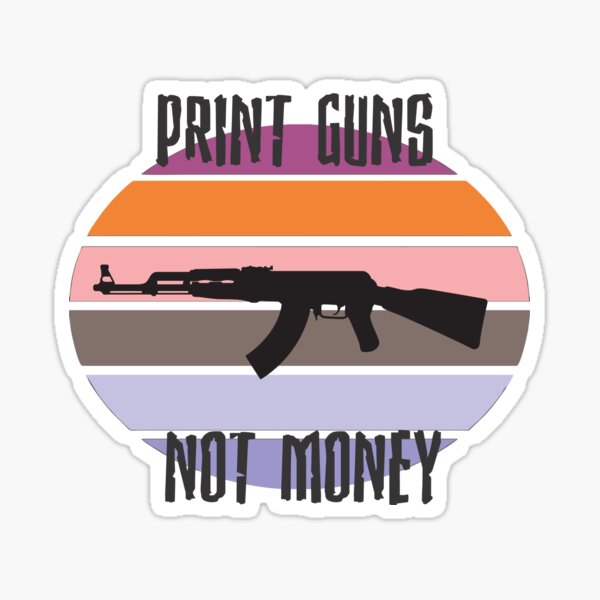 Item preview, guns not money  designed and sold by abulmunahi.