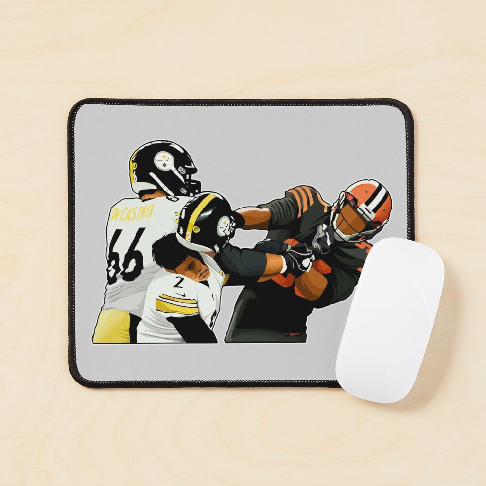 Myles Garrett Hit Mason Rudolph Sticker for Sale by BornOfGoalers