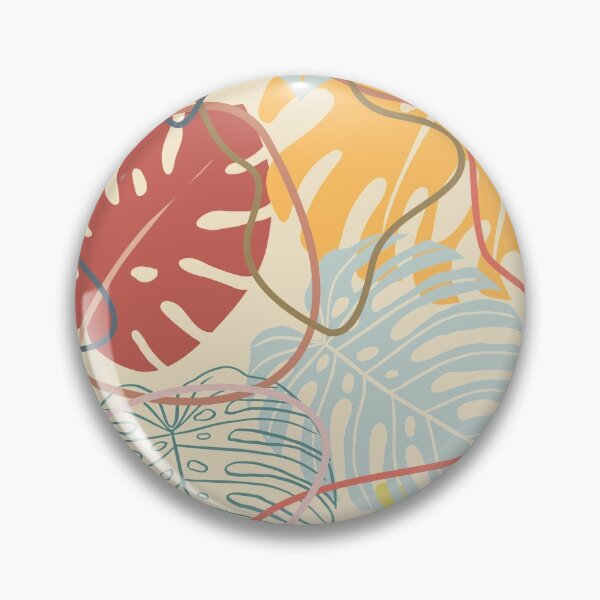 Item preview, Abstract Leaves Warm Tone designed and sold by aniicreates.