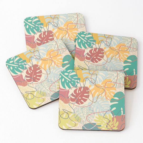 Item preview, Abstract Leaves Warm Tone designed and sold by aniicreates.