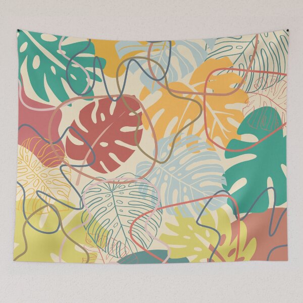 Item preview, Abstract Leaves Warm Tone designed and sold by aniicreates.