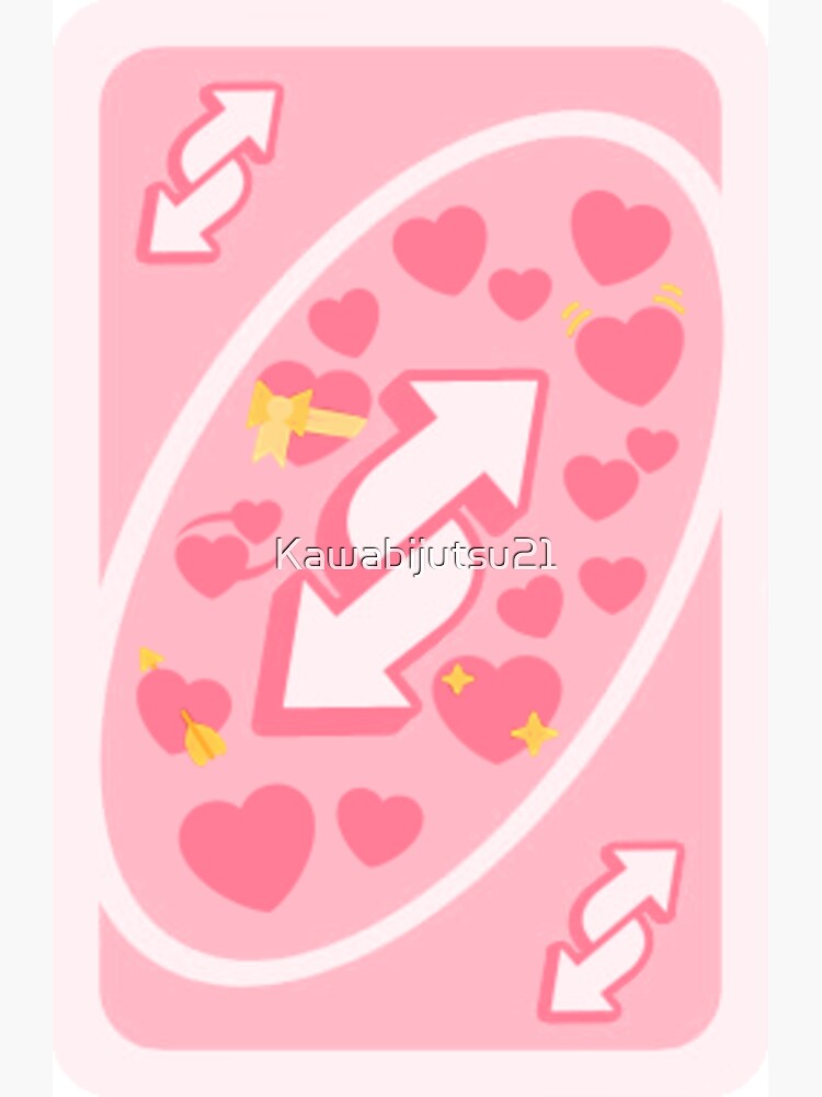 Uno Reverse Heart Sticker Sticker for Sale by CoryAriana