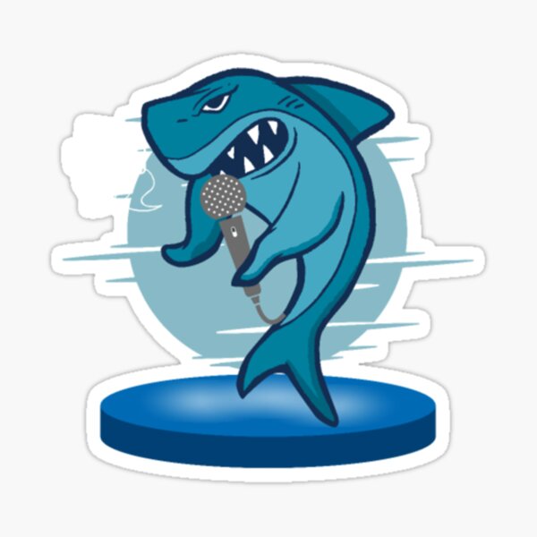 Singing Shark Stickers for Sale | Redbubble
