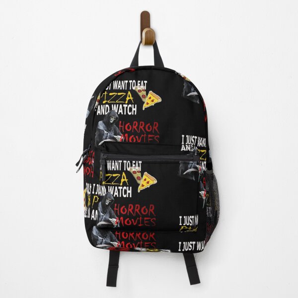 Item preview, i just want to eat pizza and watch horror movies designed and sold by Polla-Shirt.