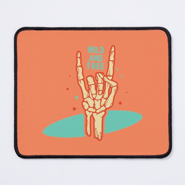 Item preview, Wild and free surfing skeleton - salty designed and sold by MotherOfBears.