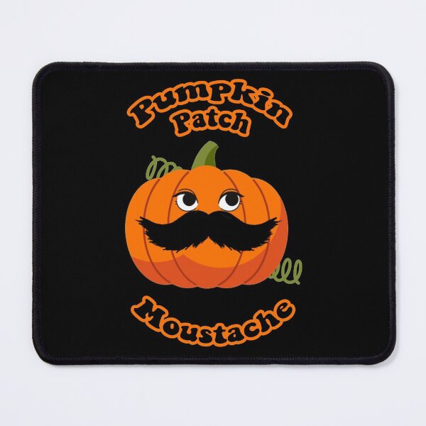 Item preview, Pumpkin Patch Moustache Cute Funny Happy Hallowe'en Thanksgiving Movember Veggie Humour Pumpkin designed and sold by H3designs.