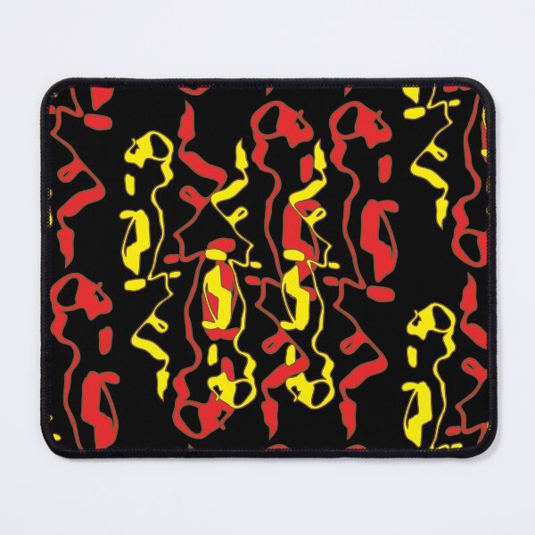 Frizzle Sticks but on black Mouse Pad