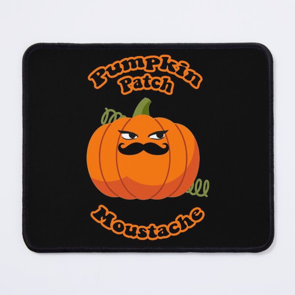 Item preview, Pumpkin Patch Moustache Cute Funny Happy Hallowe'en Thanksgiving Movember Veggie Humour Pumpkin designed and sold by H3designs.