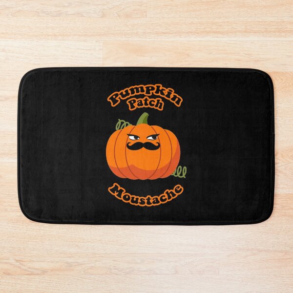 Item preview, Pumpkin Patch Moustache Cute Funny Happy Hallowe'en Thanksgiving Movember Veggie Humour Pumpkin designed and sold by H3designs.