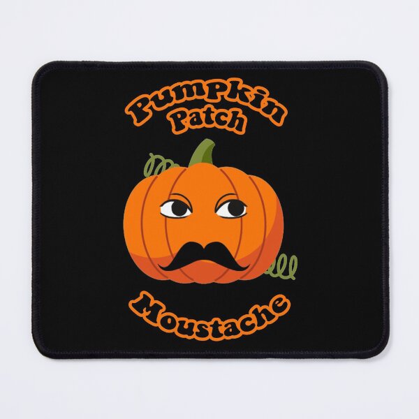 Item preview, Pumpkin Patch Moustache Cute Funny Happy Hallowe'en Thanksgiving Movember Veggie Humour Pumpkin designed and sold by H3designs.