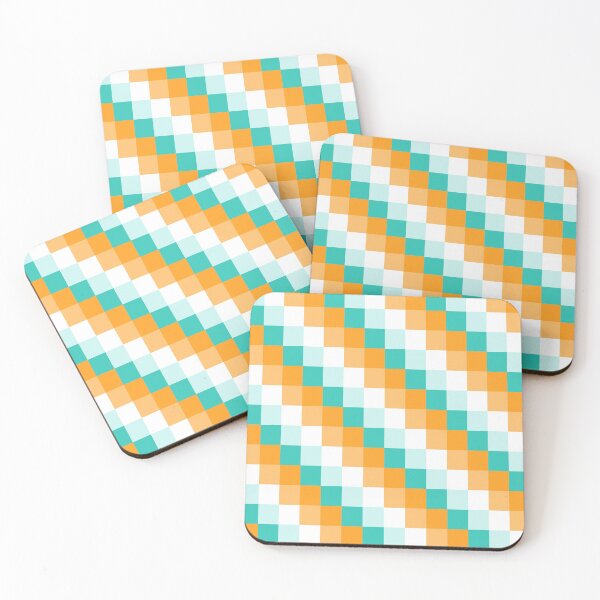 Item preview, Square Green Orange Mixed Pattern designed and sold by DAFIN.