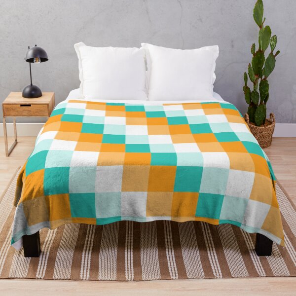 Item preview, Square Green Orange Mixed Pattern designed and sold by DAFIN.