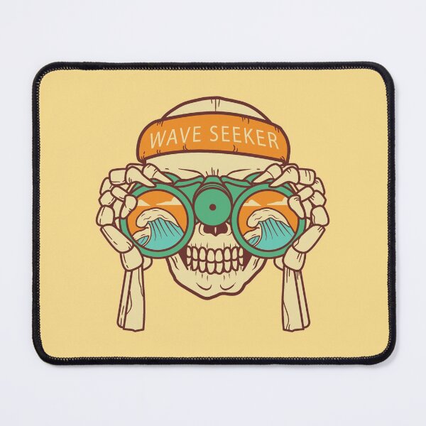 Item preview, Wave Seeker Surfing skeleton - salty designed and sold by MotherOfBears.