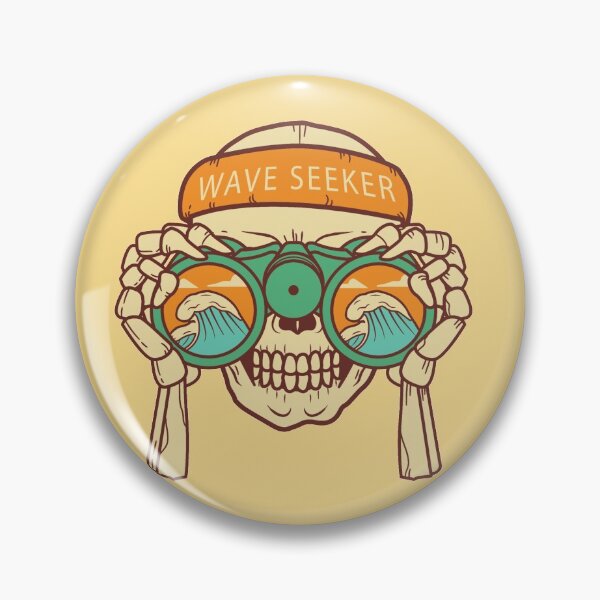 Item preview, Wave Seeker Surfing skeleton - salty designed and sold by MotherOfBears.