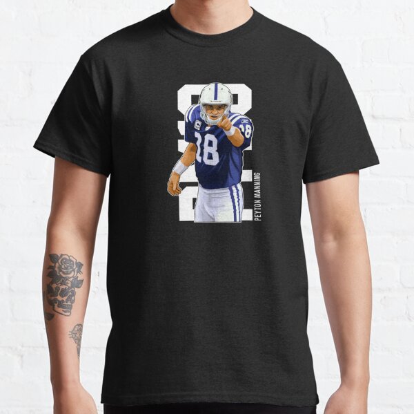 Peyton Manning Indianapolis Colts Pixel Art 2 T-Shirt by Joe