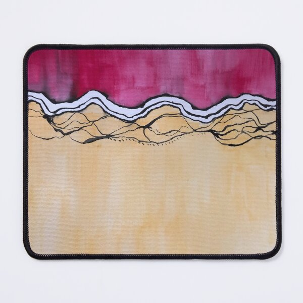 Item preview, JORDNAER Abstract sand mountains in sunset designed and sold by emm-j.