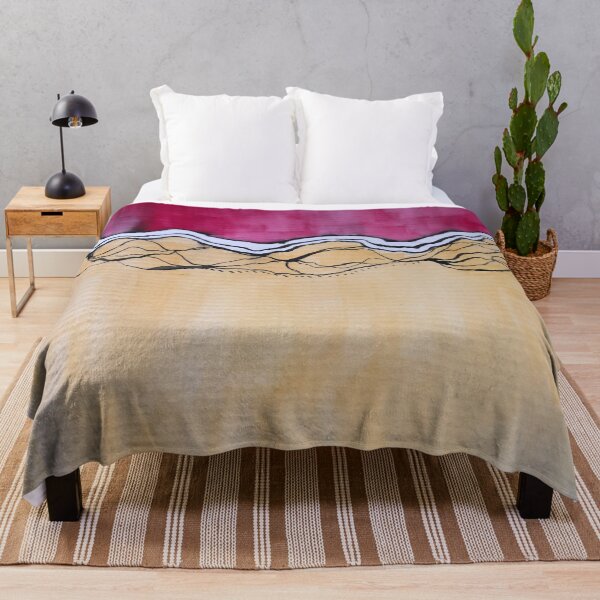 Item preview, JORDNAER Abstract sand mountains in sunset designed and sold by emm-j.