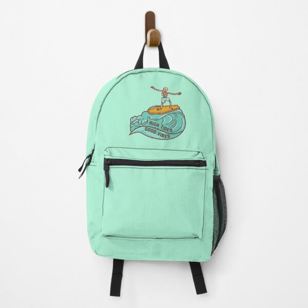 Item preview, High tides good vibessurfing skeleton - salty designed and sold by MotherOfBears.