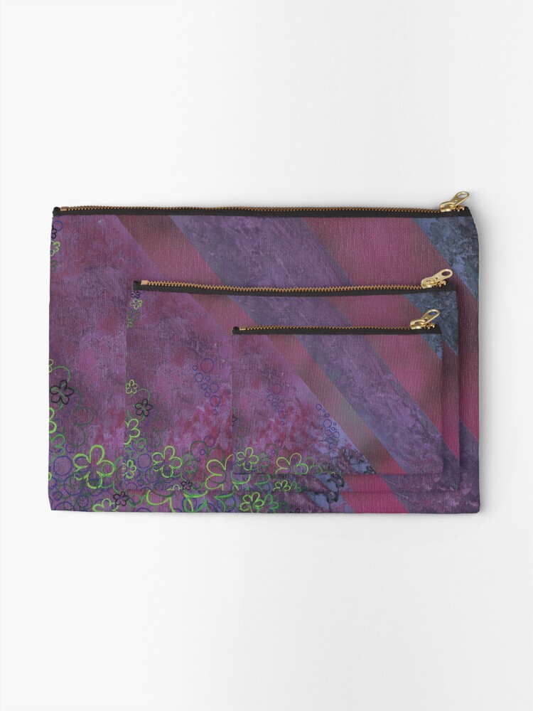 Alternate view of Marble Halls - Original Artwork Zipper Pouch
