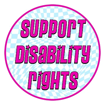 Artwork thumbnail, Support Disability Rights by Picket Club