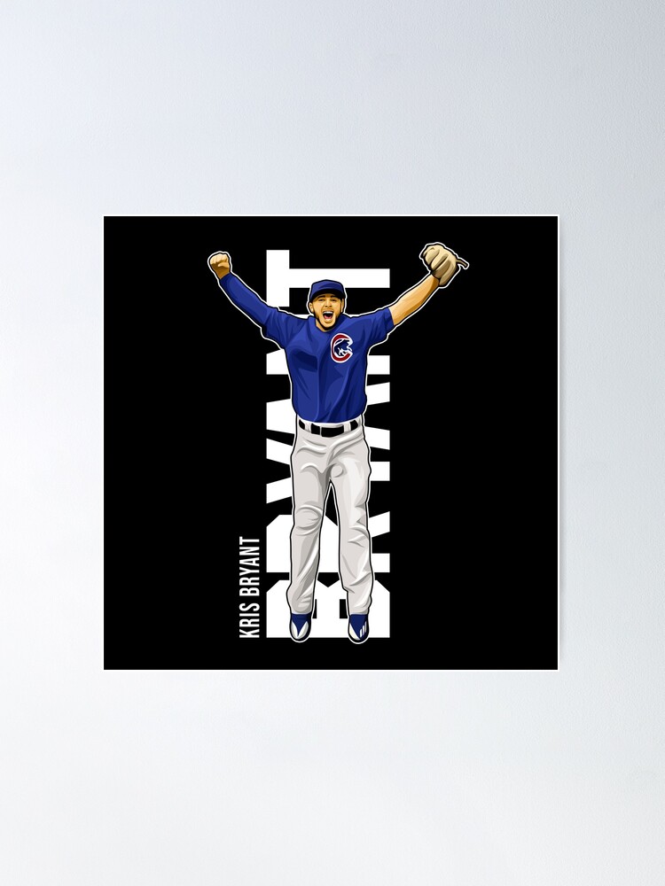  Kris Bryant Baseball Canvas Poster Wall Art Decor