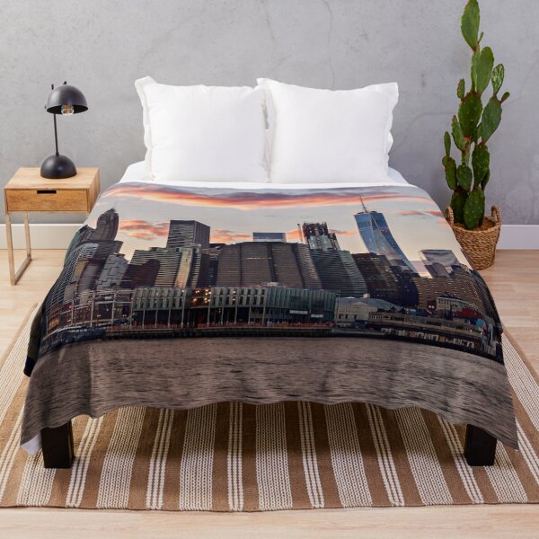 Item preview, New York Skyline Downtown NY Sunset designed and sold by Piper-Deals.