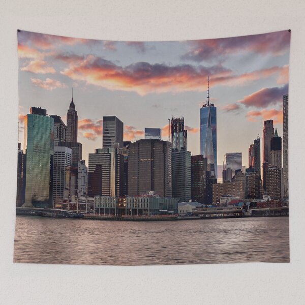 Item preview, New York Skyline Downtown NY Sunset designed and sold by Piper-Deals.