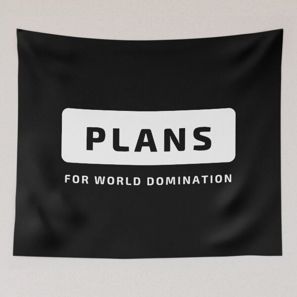 Item preview, Plans for world domination designed and sold by Joel-QO.