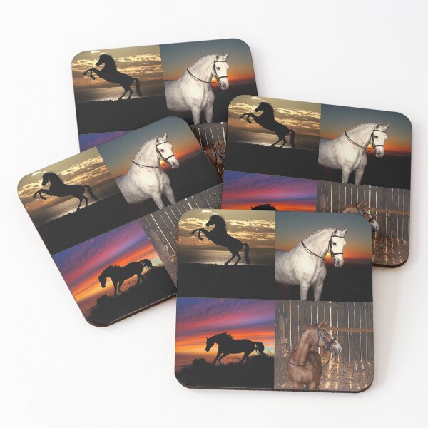 Item preview, Four Amazing Horses Looking Beautiful Together designed and sold by OpenED360.