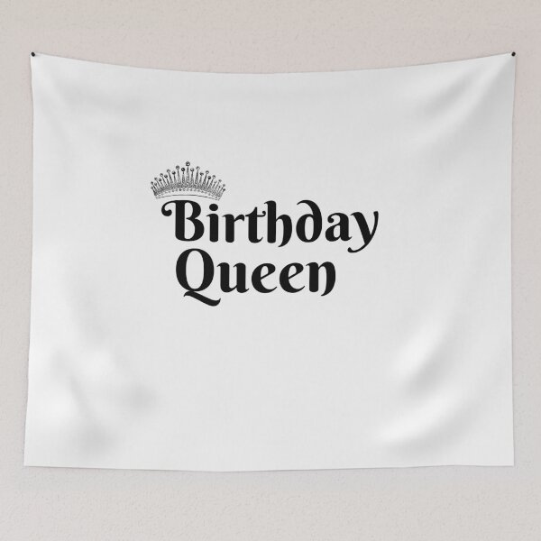 Item preview, Happy Birthday queen Gold Text, Gift for Birthday  Bash party, unisex t- shirt designed and sold by Luckydoe1.