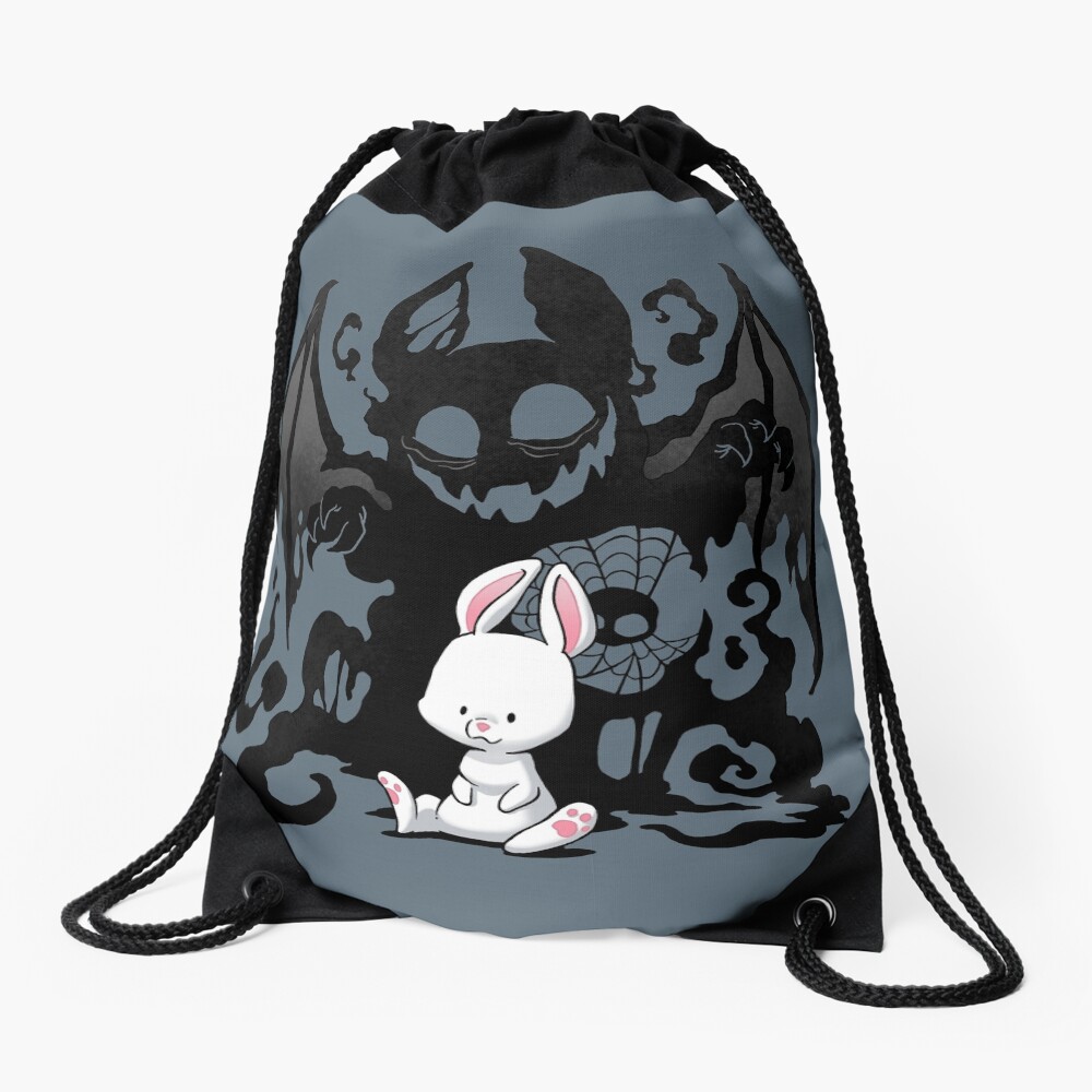 Beast Bunny Drawstring Bag