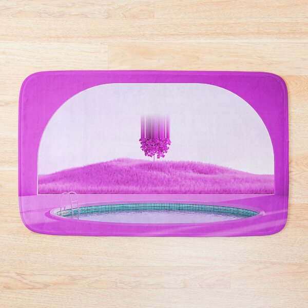 Item preview, Vaporwave Fantasy Pool with Nature Glitch Art designed and sold by glitchhub.