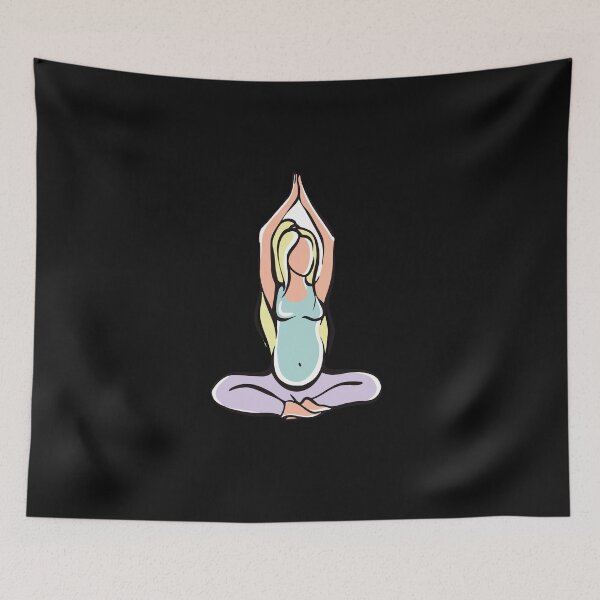 Item preview, yoga pregnant woman Yoga poses for pregnant ladies, yoga poses for pregnant womens, poses for pregnancy designed and sold by thenewall.