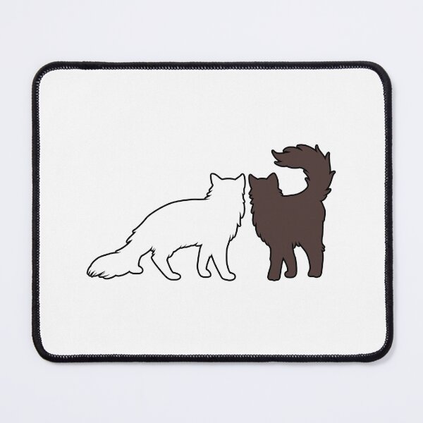 Item preview, Liz & Darcy Feeling Spicy (White & Brown Cats) designed and sold by andmarstan.