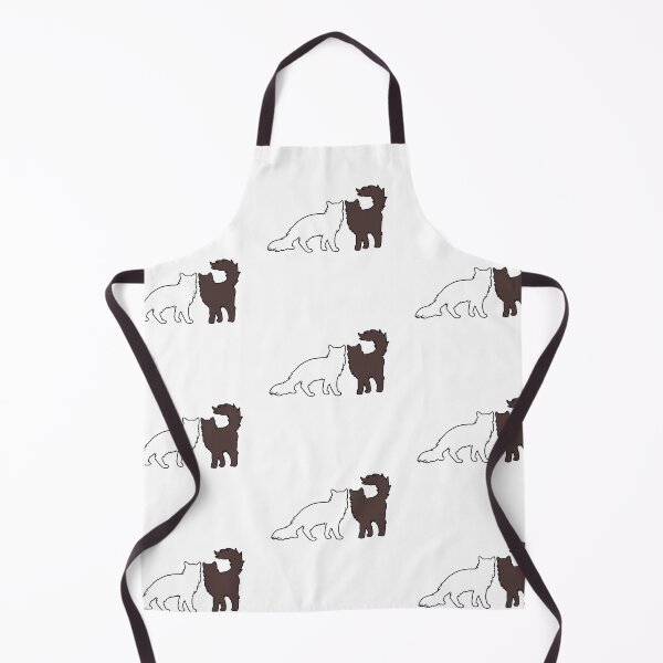 Item preview, Liz & Darcy Feeling Spicy (White & Brown Cats) designed and sold by andmarstan.