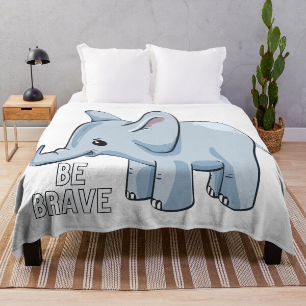 Item preview, Be Brave Said the Little Elephant designed and sold by Mycoessentials.