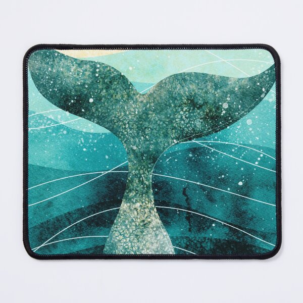 Item preview, Watercolor Whale Tail  designed and sold by Pam Brisse.