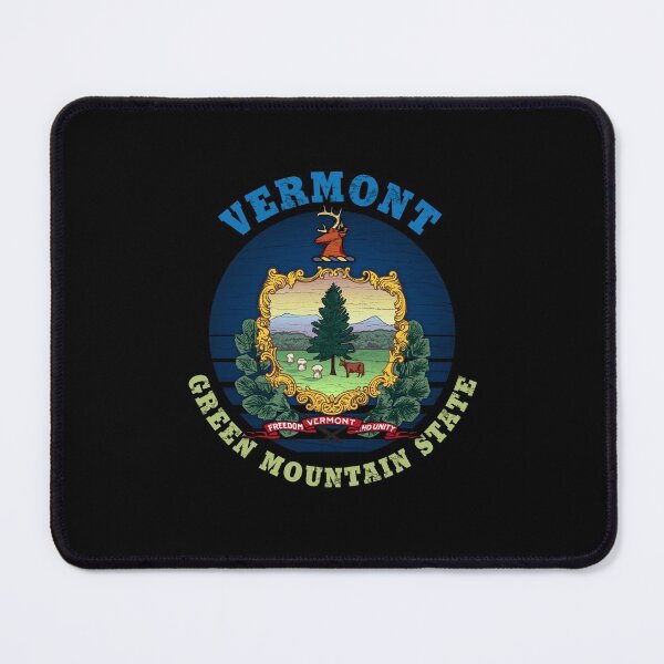 Item preview, VERMONT GREEN MOUNTAIN STATE FLAG designed and sold by Madjack Tees Kiwi SuperStore.