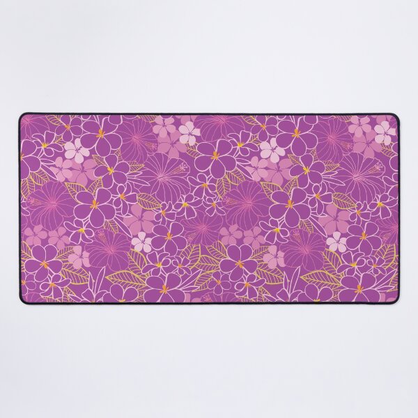 Item preview, Vector purple tropical flowers seamless pattern designed and sold by jamiesoondesign.