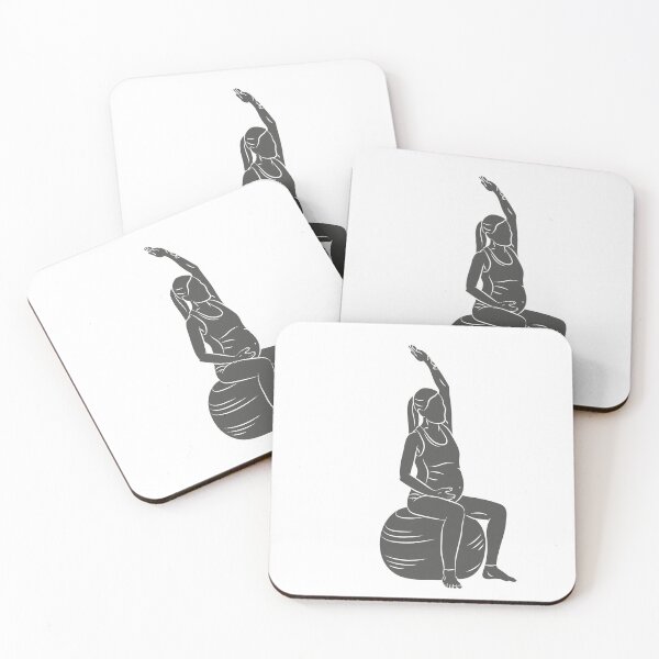 Item preview, yoga pregnant woman Yoga poses for pregnant ladies designed and sold by thenewall.