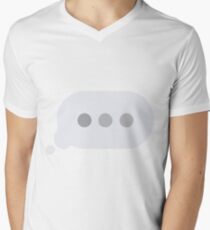 typing bubble Men's V-Neck T-Shirt